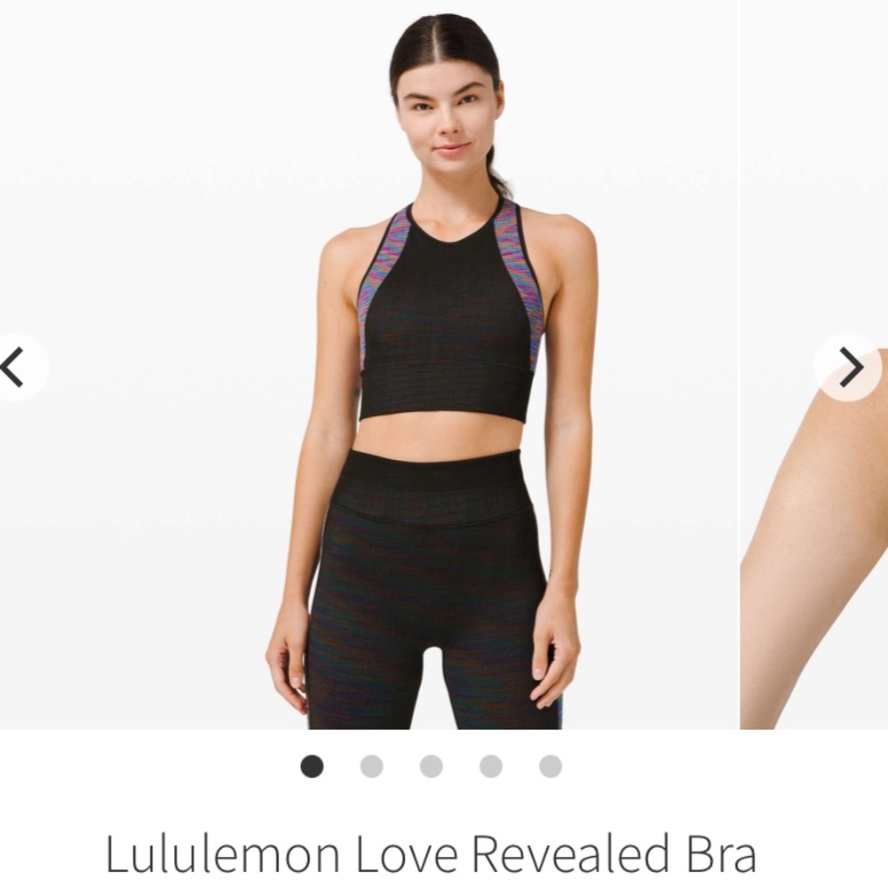 Lululemon NWT Sports Bra Rainbow